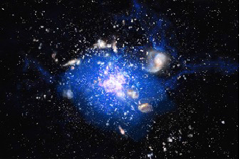 Galaxie et gaz froid