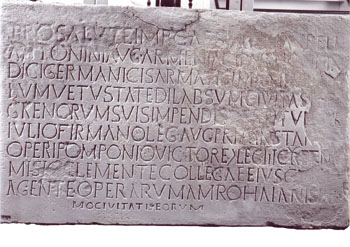 latin inscription