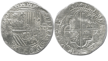 Plata "piezas de a ocho"