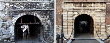 North and South gates of the Belgrade fortress