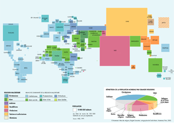carte mondiale des religions